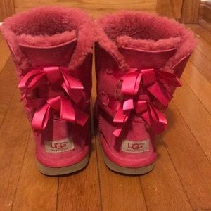 Pink Bailey Bow Uggs